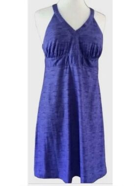 Outdoor Lifestyle Purple Athletic Summer Tank Dress Size Large
